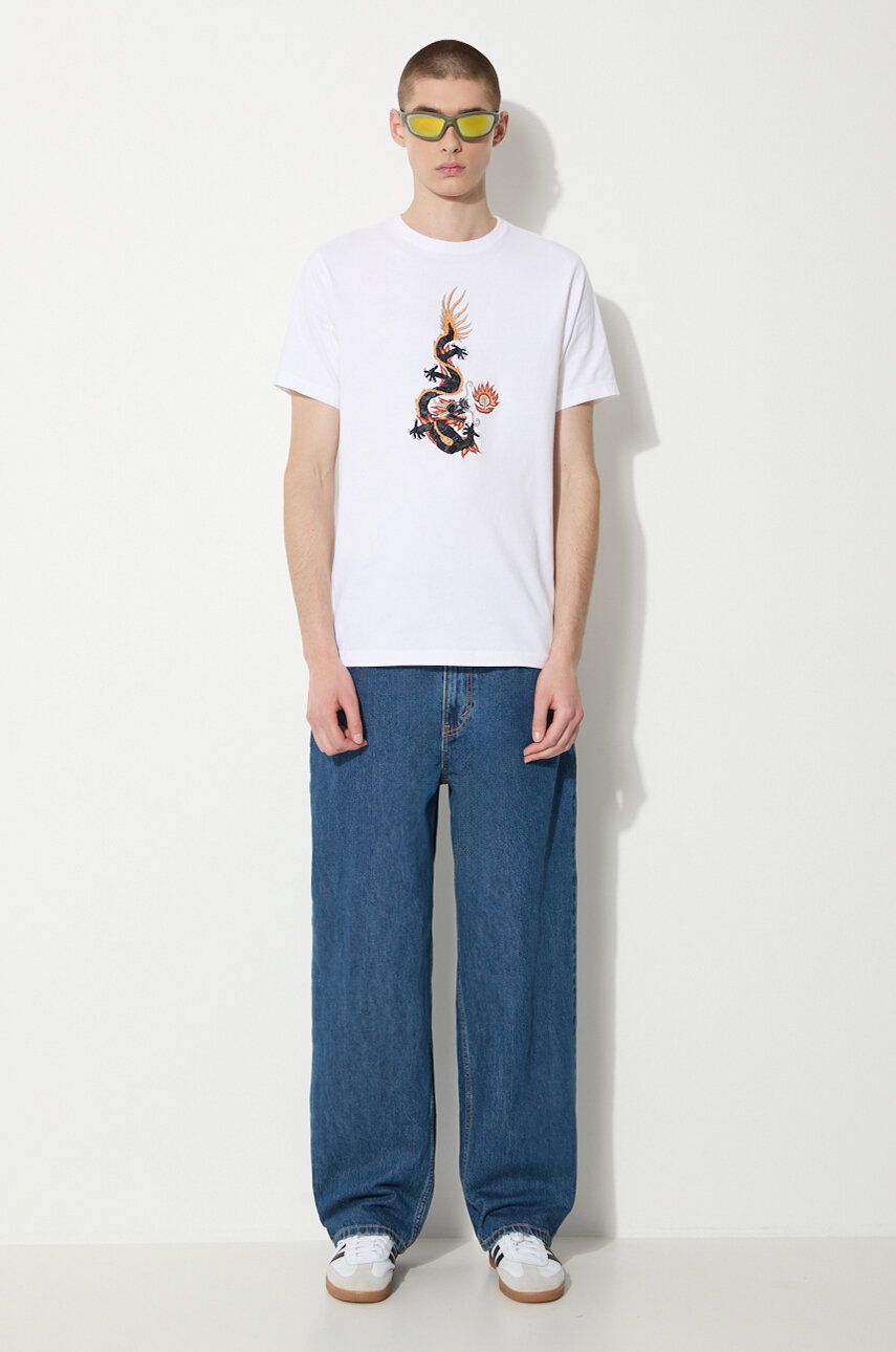 Тениска Maharishi Maharishi Original Dragon Graphic T-Shirt Бяло | 5125.WHITE, 1