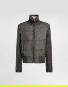 Dolce & Gabbana Houndstooth Knit Jacket