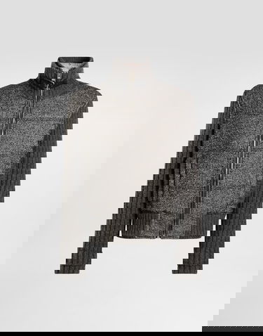 Яке Dolce & Gabbana Dolce & Gabbana Houndstooth Knit Jacket Сиво | G9BVSTGJ846N0352, 0