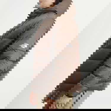 Пухо яке The North Face HKE Kalix Grid Pattern Down Hooded Jacket Кафяво | NF0A8D1Y1OI, 5