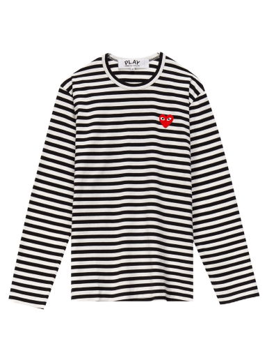 Тениска Comme des Garçons PLAY Striped T-Shirt Многоцветен | P1T164 1