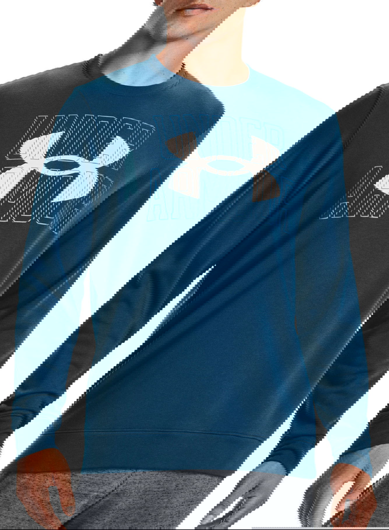 Суитчър Under Armour Rival Terry Синьо | 1370391-458, 0
