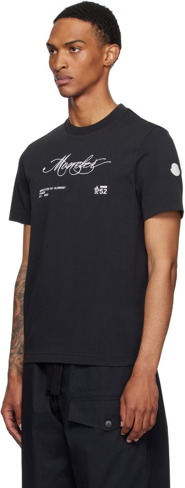 Тениска Moncler Moncler Archivio Creativo T-Shirt Черно | K20918C0001289AUG, 3
