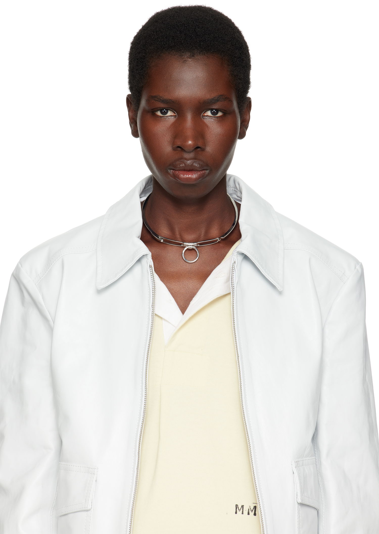 Колие Maison Margiela MM6 Maison Margiela Keychain Choker Металик | SM7UU0077 P7352, 1