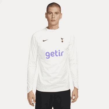 Тениска Nike tréninkové tričko Storm-FIT Tottenham Hotspur Strike Winter Warrior Бяло | FB6971-133, 0