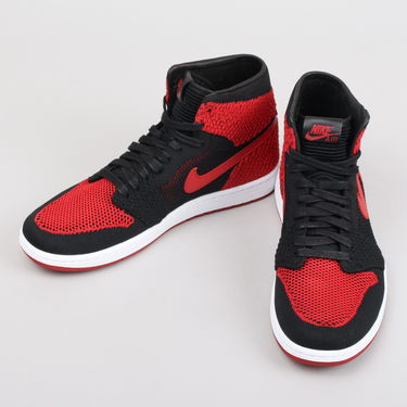 Кецове и обувки Jordan Air Jordan 1 Retro High OG Flyknit "Bred" GS Черно | 919702-001, 2