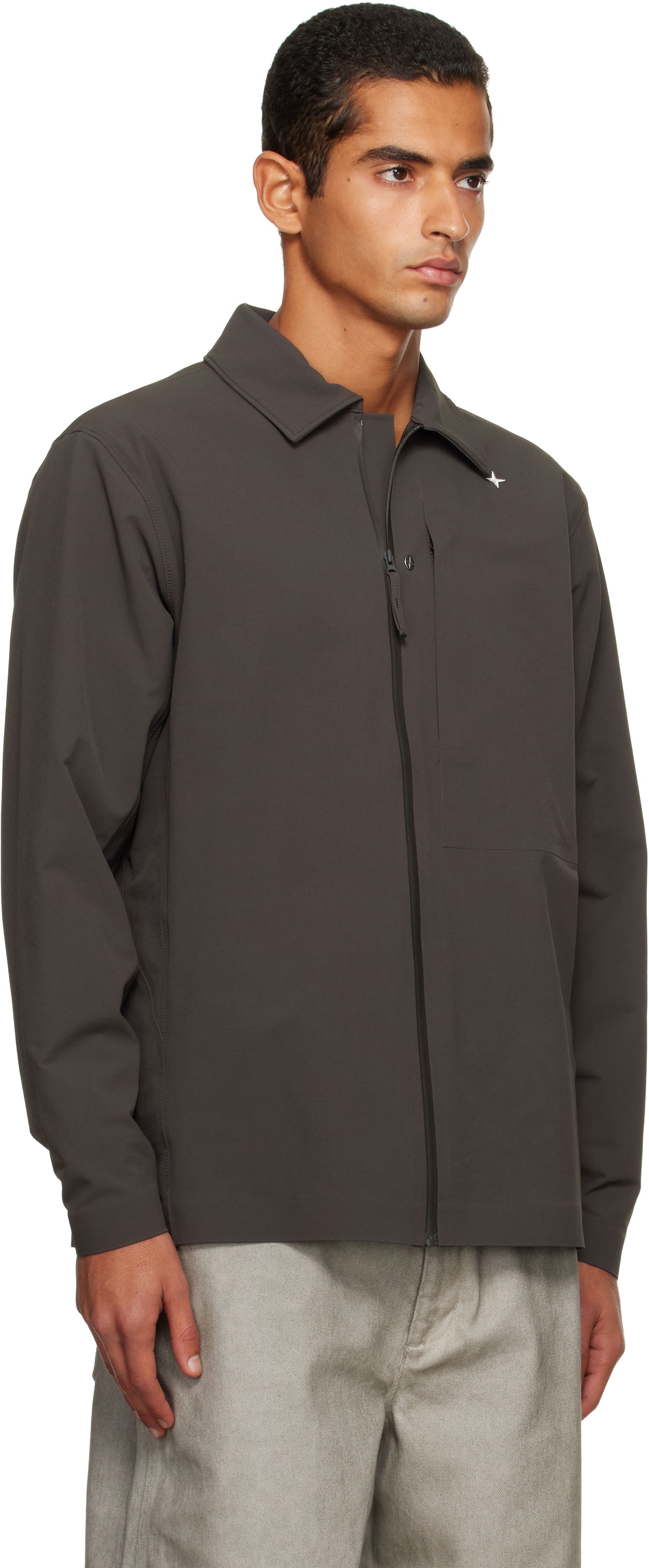 Яке Stone Island Tela Resinata Jacket Сиво | K2S15 1200024 S0G12, 1