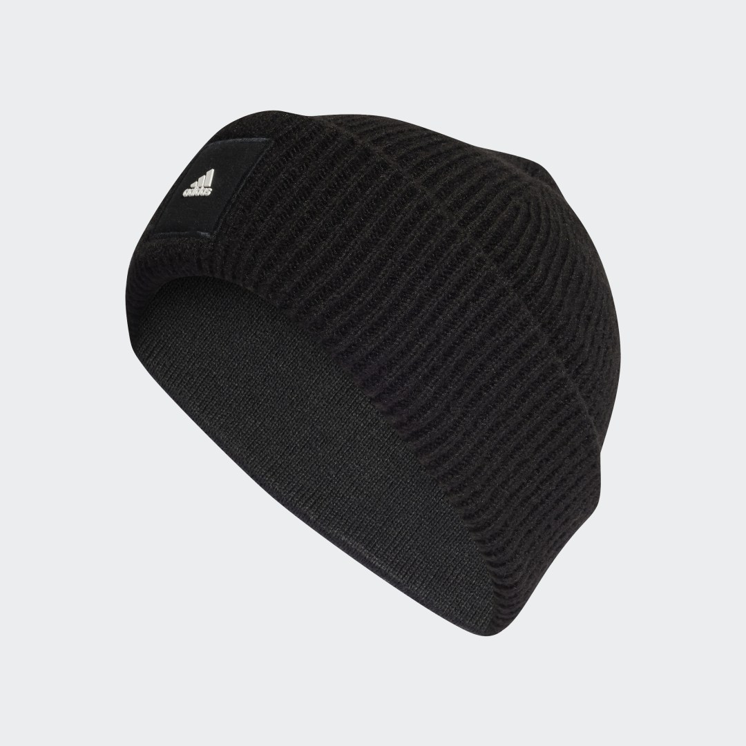 Шапка adidas Originals Wide Cuff Beanie Черно | IB2650, 0