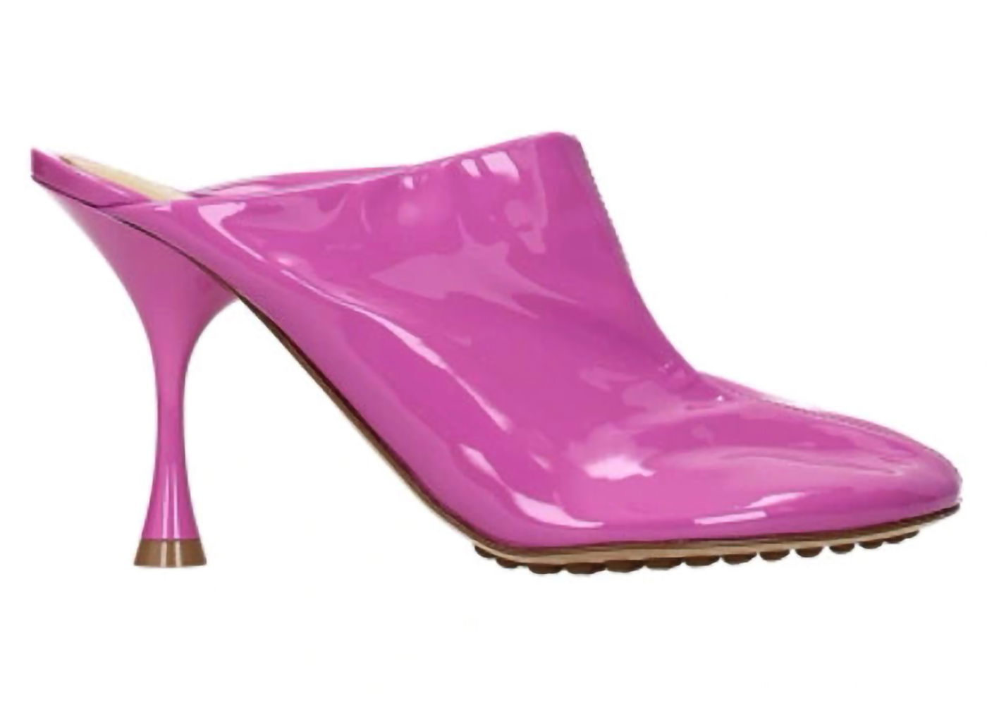 Кецове и обувки Bottega Veneta Patent Leather Sandal Розово | 673780V10M05642, 0