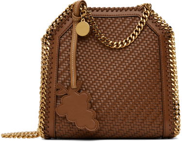 Дамска чанта Stella McCartney Woven Tiny Bag Кафяво | 391698WP0410, 0