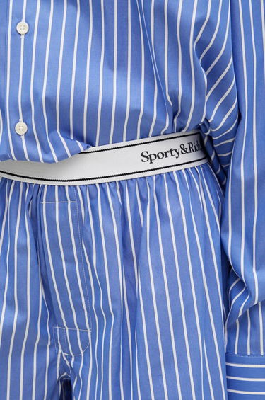 Къси панталони Sporty & Rich Sporty & Rich Serif Logo Boxer Shorts Синьо | SH015512314ST61, 3