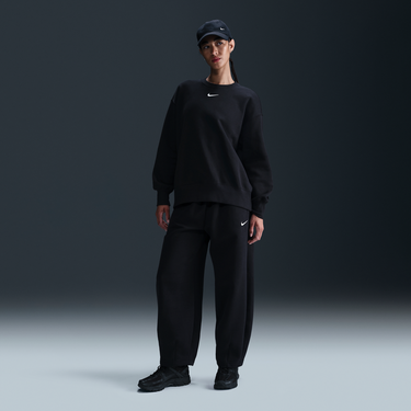 Пуловер Nike Sportswear Phoenix Fleece Crewneck Sweatshirt Черно | FZ4270-010, 2