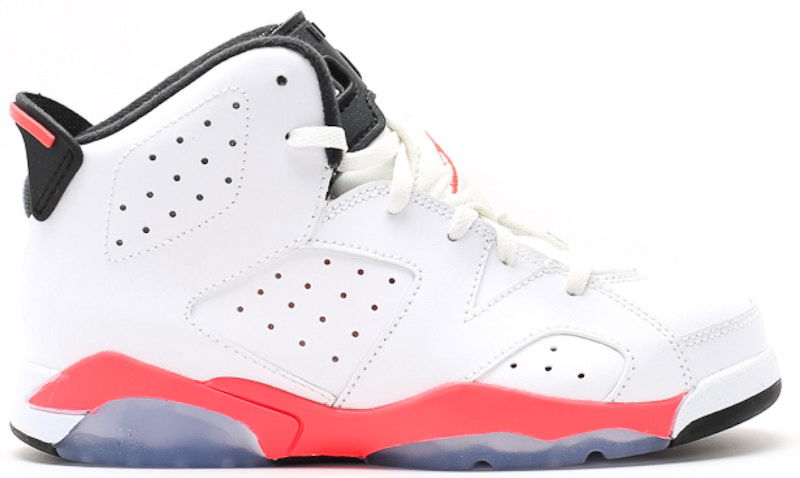 Кецове и обувки Jordan Air Jordan 6 Retro Infrared (2014) (PS) Бяло | 384666-123