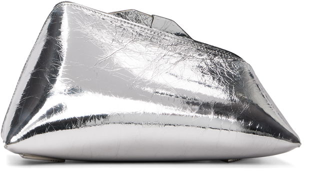 Crinkled Metallic Clutch 8:30 PM