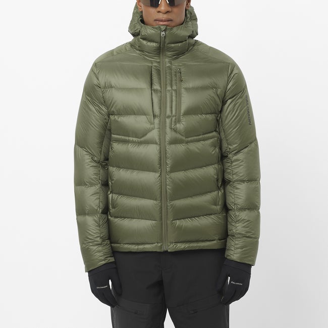Пухо яке Salomon Elixir Ultra Down Jacket Зелено | LC2617700, 0