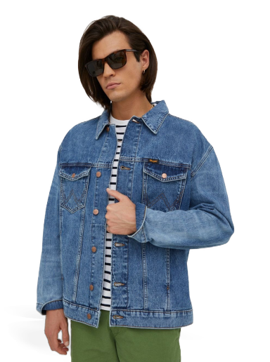 Яке Wrangler Anti Fit Denim Jacket Синьо | W45979142