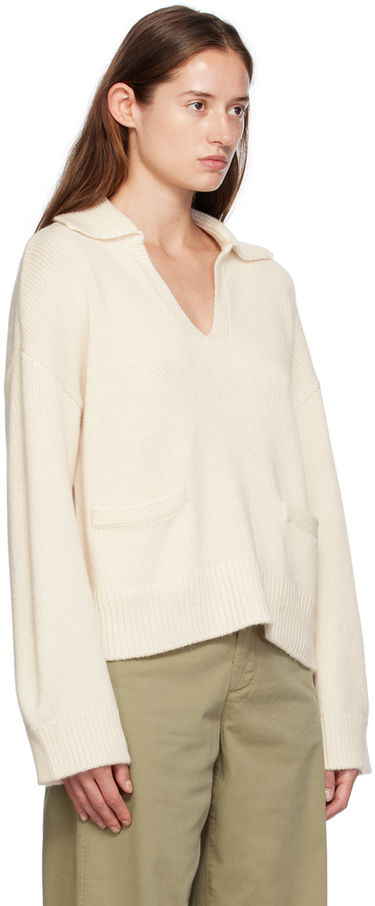 Пуловер rag & bone rag & bone Danica Polo Sweater Бяло | WAS24F003CA03, 1