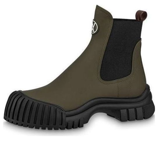 Кецове и обувки Louis Vuitton Louis Vuitton Ruby Flat Ankle Boots Зелено | 1ABUIG