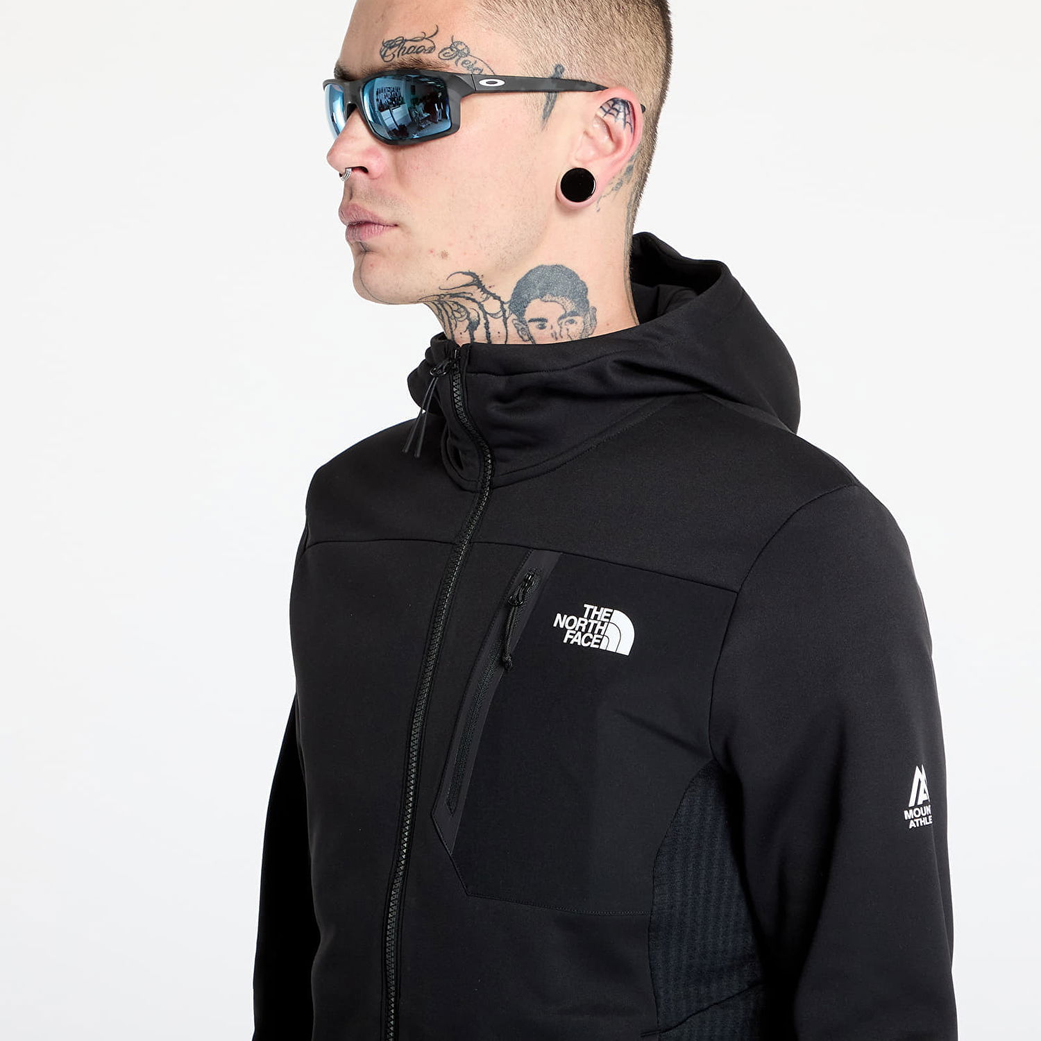 Суитчър The North Face Mountain Athletics Full-Zip Fleece Hoodie Черно | NF0A893QJK31, 1