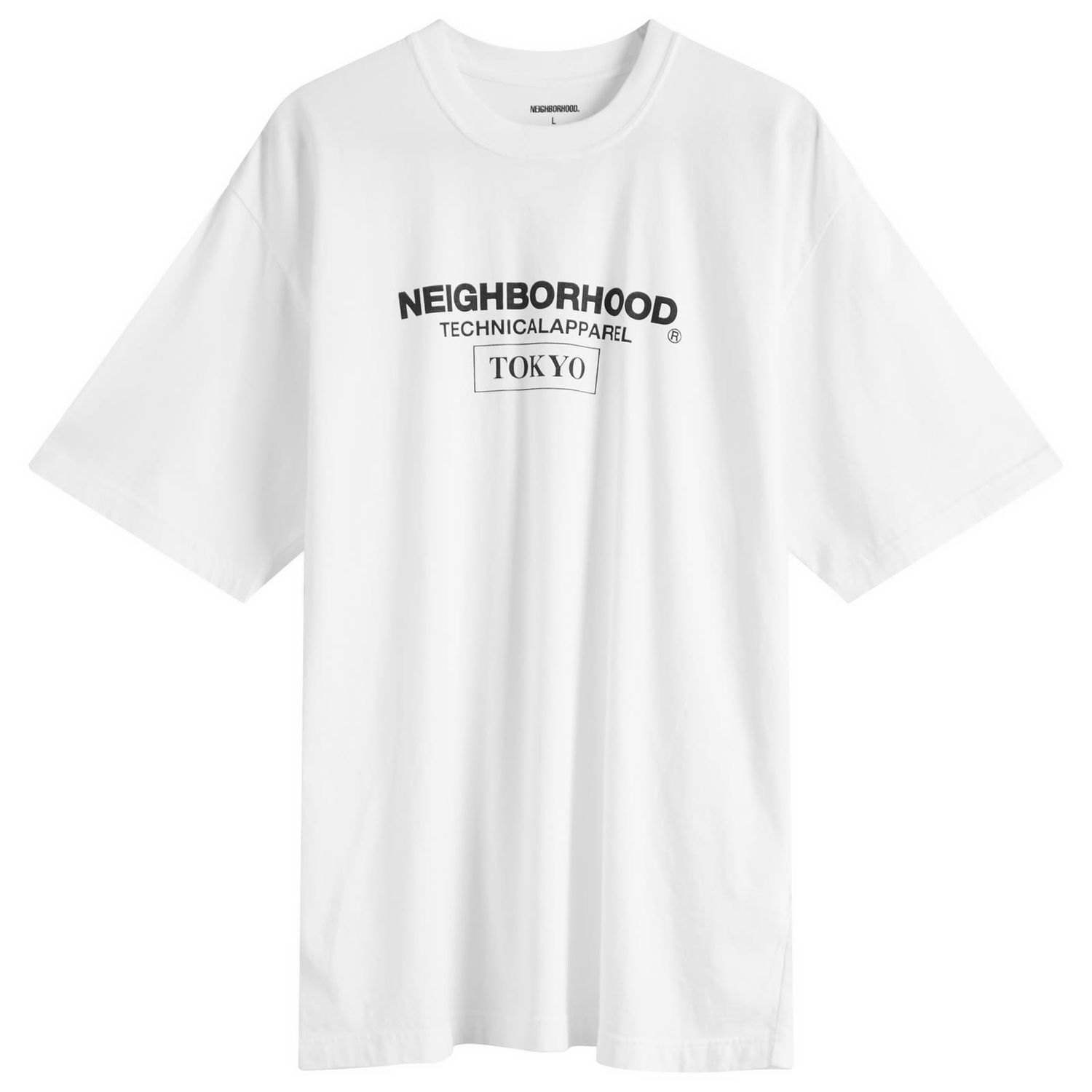 Тениска Neighborhood Technical Apparel T-Shirt, Size Large Бяло | 251PCNH-ST16-WHT, 0