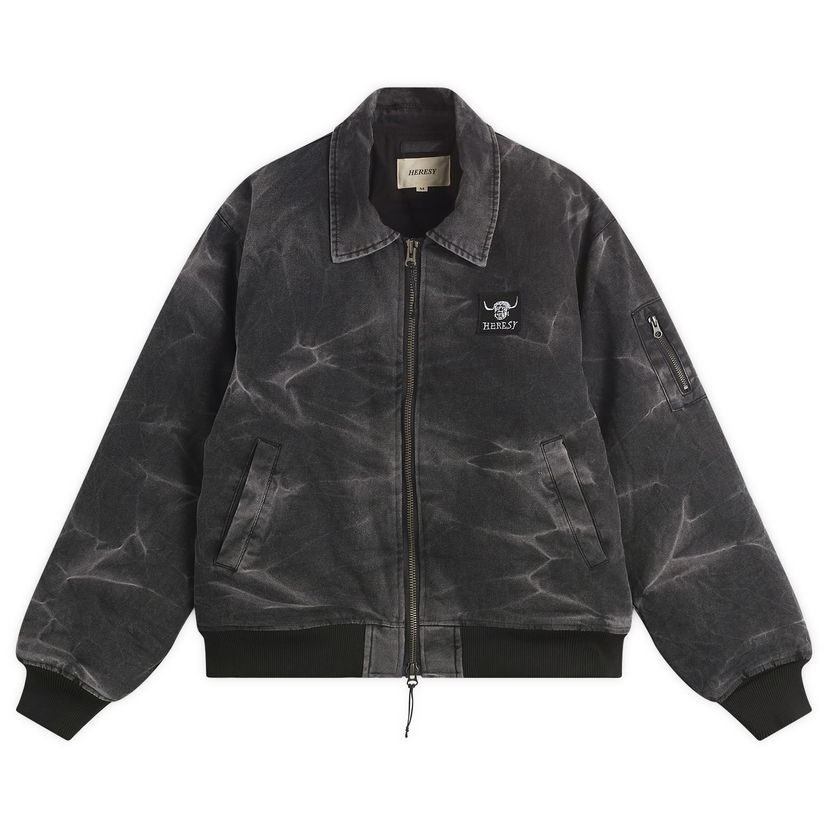 Яке бомбър Heresy Ooser Bomber Jacket Черно | HAW25-O10