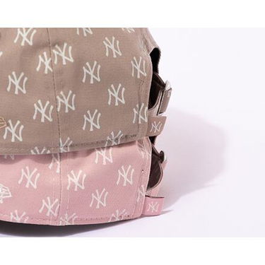 Шапка с козирка New Era 9FORTY MLB Monogram New York Yankees Pale Rose Розово | 60434993, 3