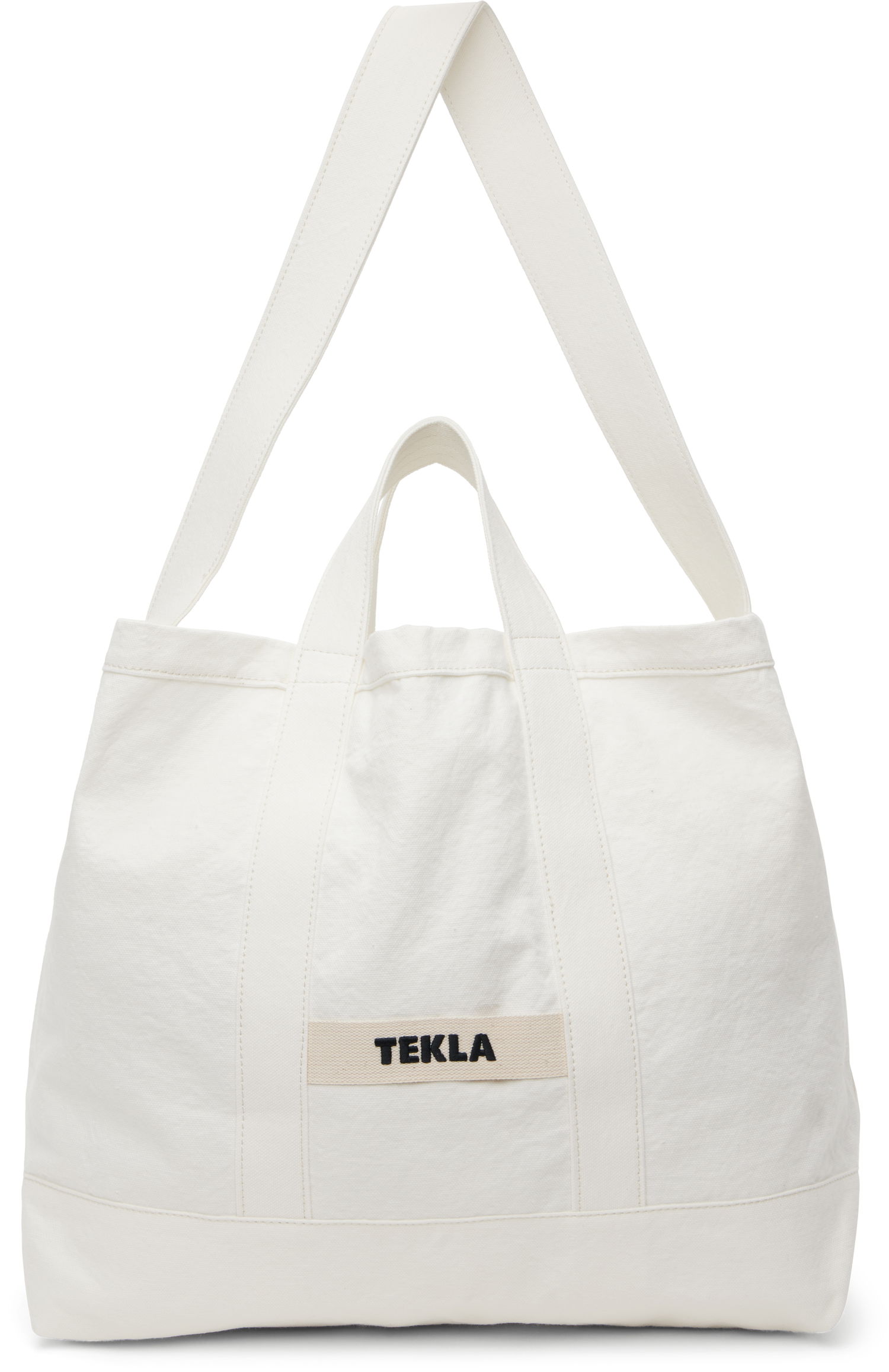 Голяма пазарска чанта TEKLA Beach Tote Бяло | BB-WH, 0