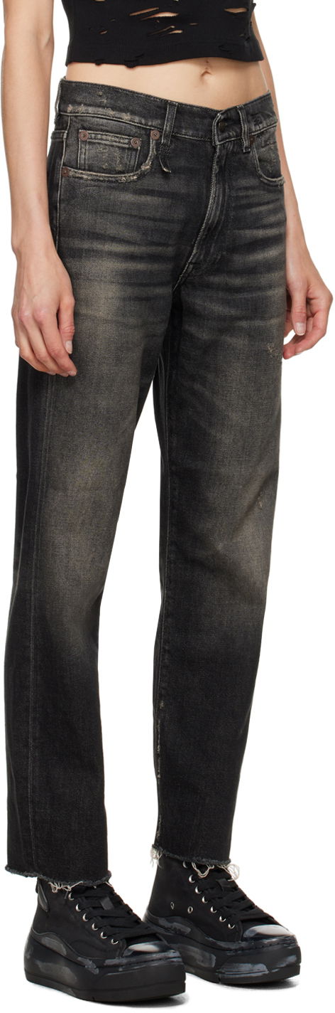 Дънки R13 R13 Stretch Boyfriend Jeans Черно | R13W5083-D152B, 1