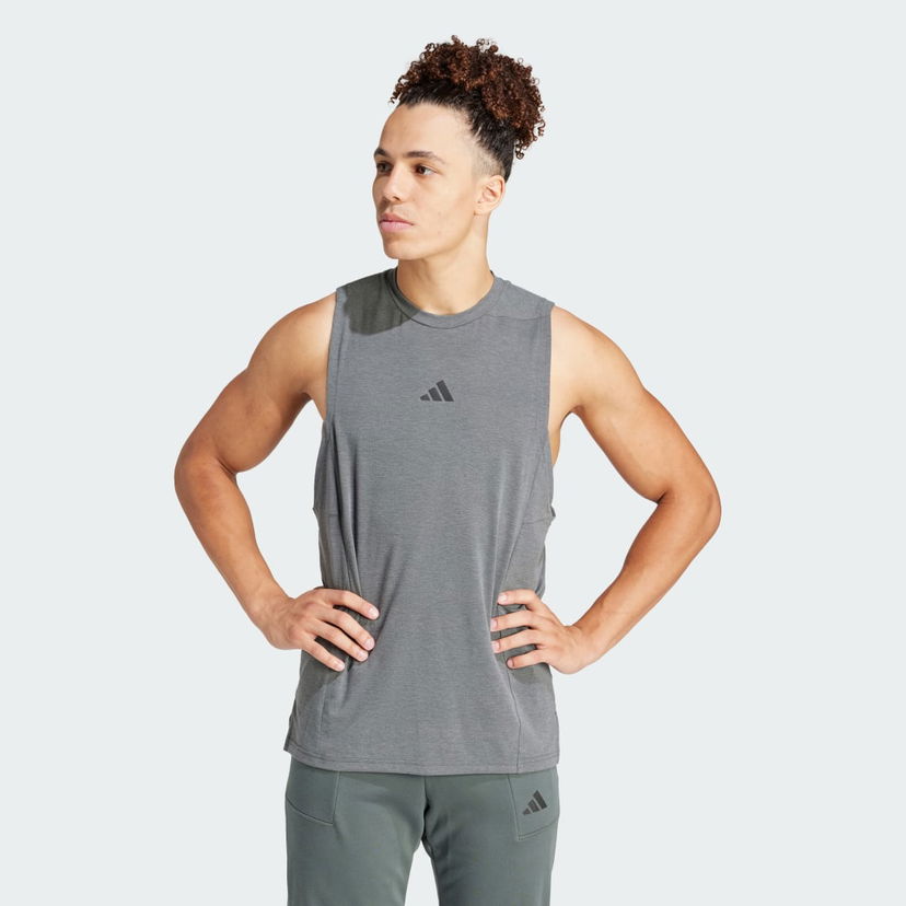 Потник adidas Performance Designed for Training Workout Top Сиво | IS3819