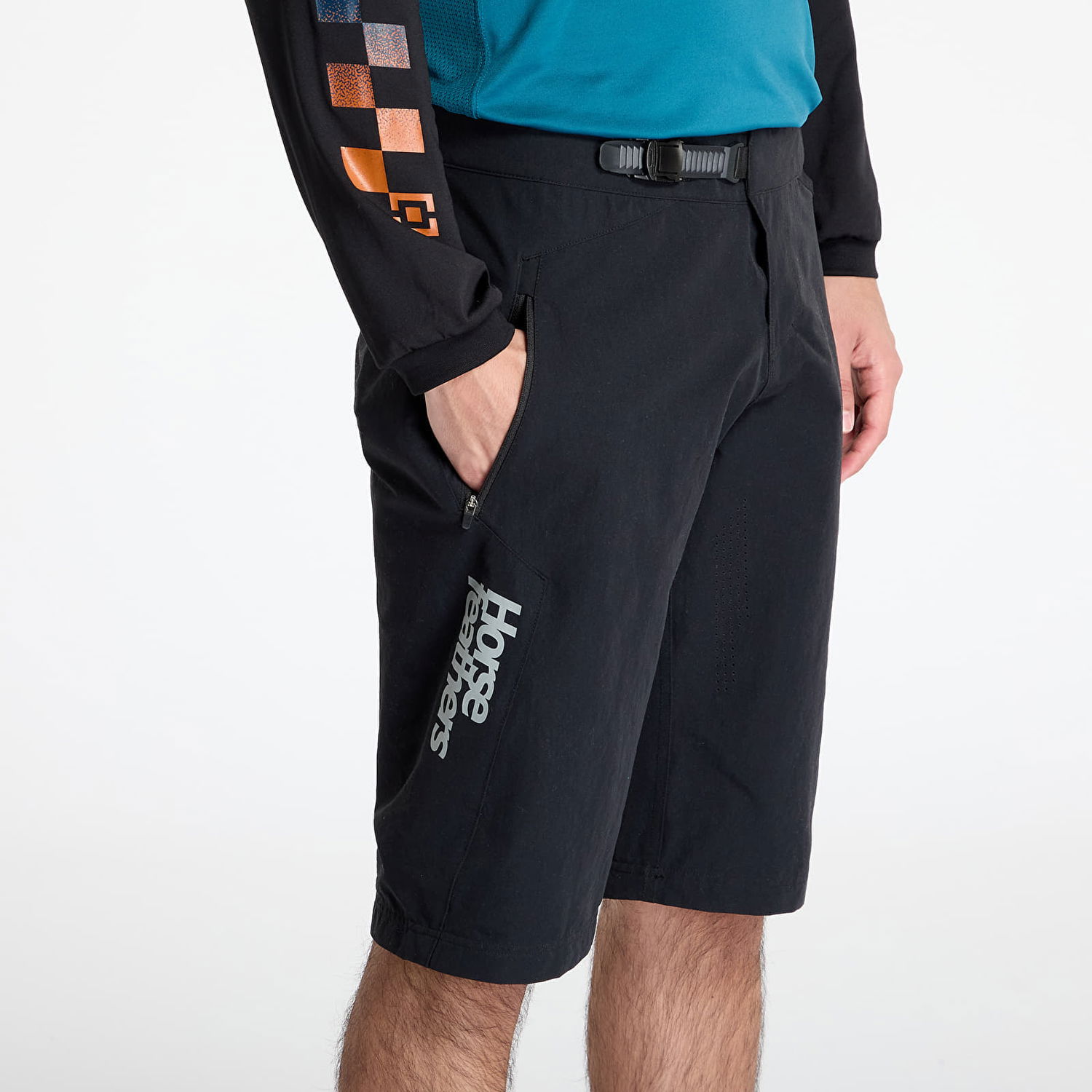 Къси панталони Horsefeathers Horsefeathers Stoker Bike Shorts Черно | TM073A, 1