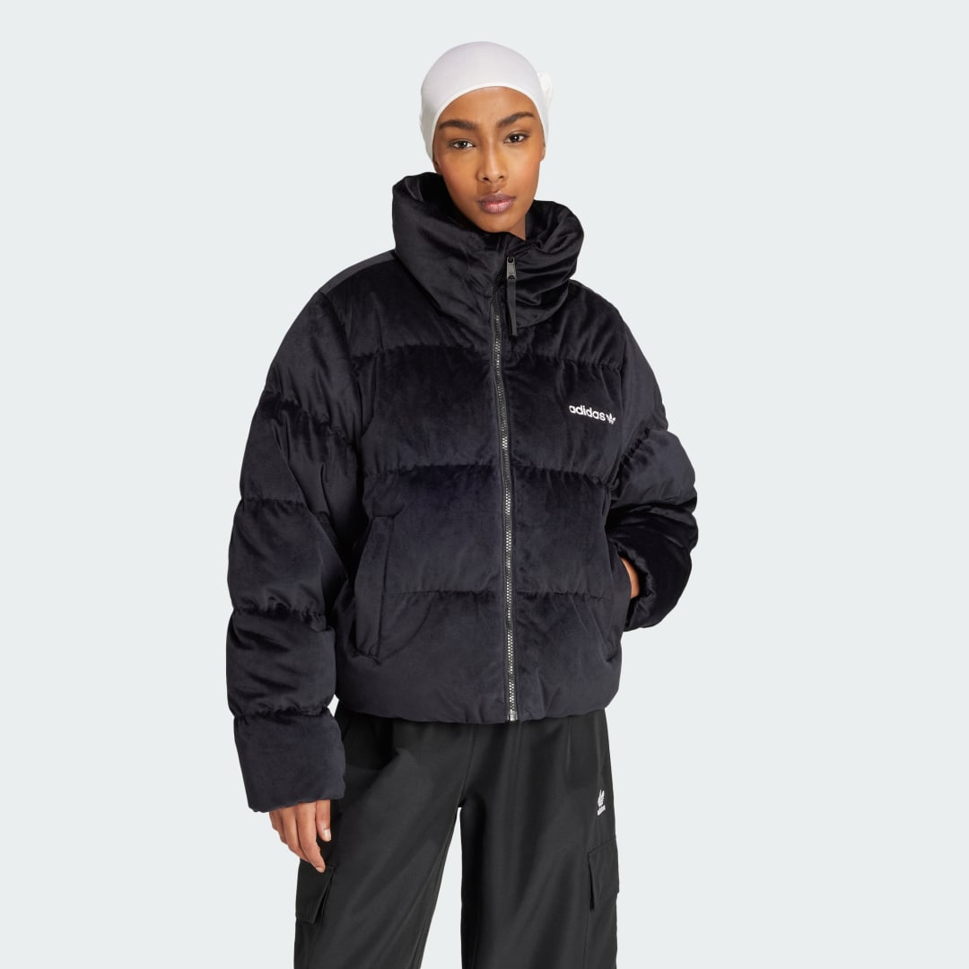 Пухо яке adidas Performance Regen Velvet Down Puffer Черно | IW8439, 0