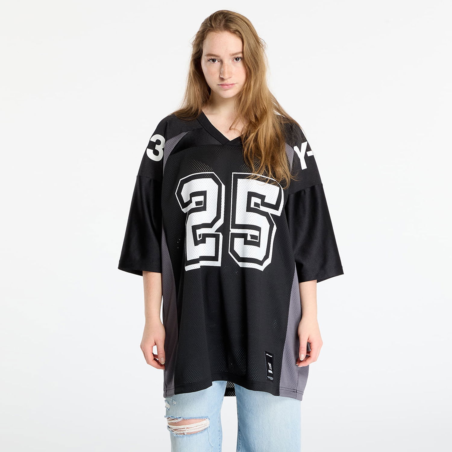 Фланелка Y-3 Y-3 x Neighborhood Football Jersey Черно | JW6997, 0