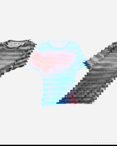 Тениска Jean Paul Gaultier Jean Paul Gaultier 'The Air' Baby Tee Синьо | 25/03-W-TO318-M005P-565034, 4