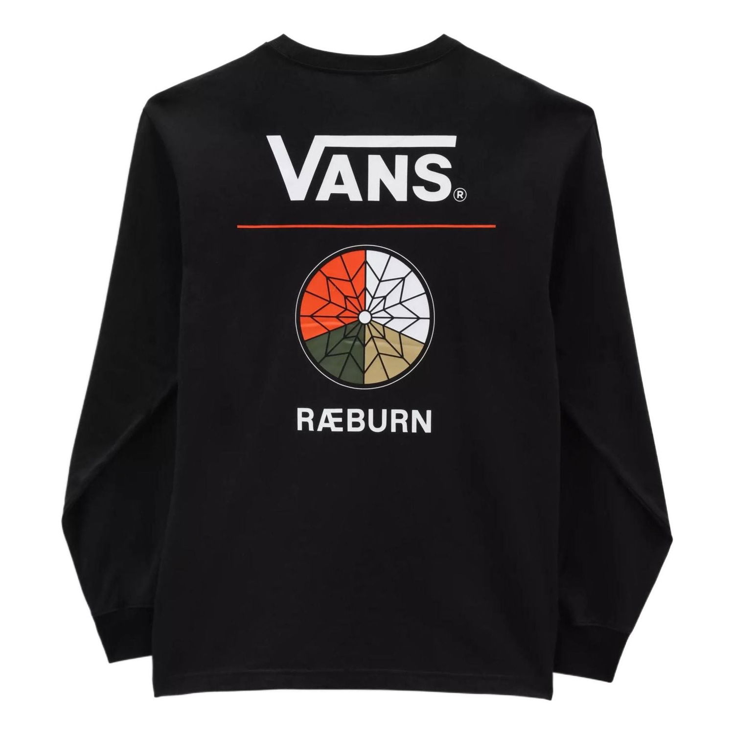 Тениска Vans RBURN Long Sleeve T-Shirt Черно | VN0A7SOZBLK, 0