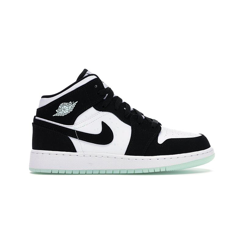 Кецове и обувки Jordan Air Jordan 1 Mid SE "Glow in the Dark Panda" GS Черно | BQ6931-103, 0