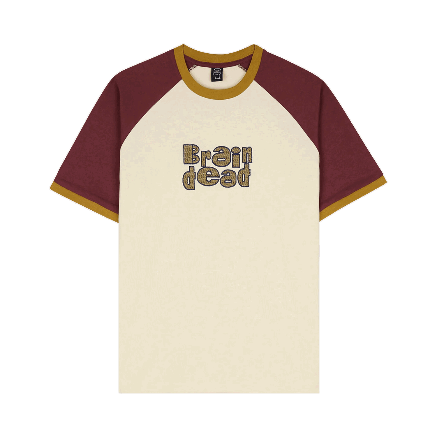 Тениска Brain Dead Field Raglan Tee Бежово | BDS22T30002650WH04, 0