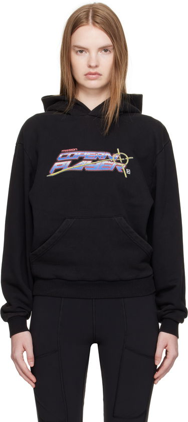 Суитчър Coperni Coperni Slogan Graphic Hoodie Черно | COPJS15PF5018, 0