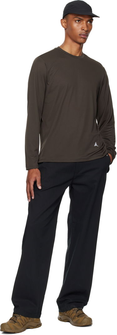 Тениска ROA Fireflies Long Sleeve T-shirt Кафяво | RBMW0388WO19, 3