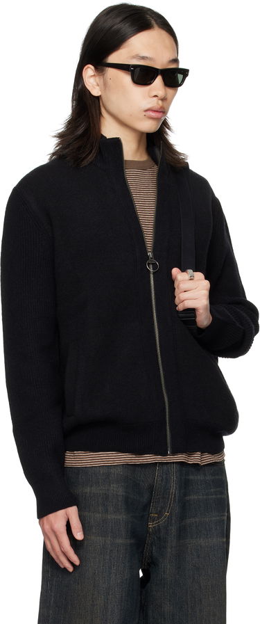 Пуловер Barbour Barbour Milburn Zip Cardigan Черно | MKN1661BK31, 1