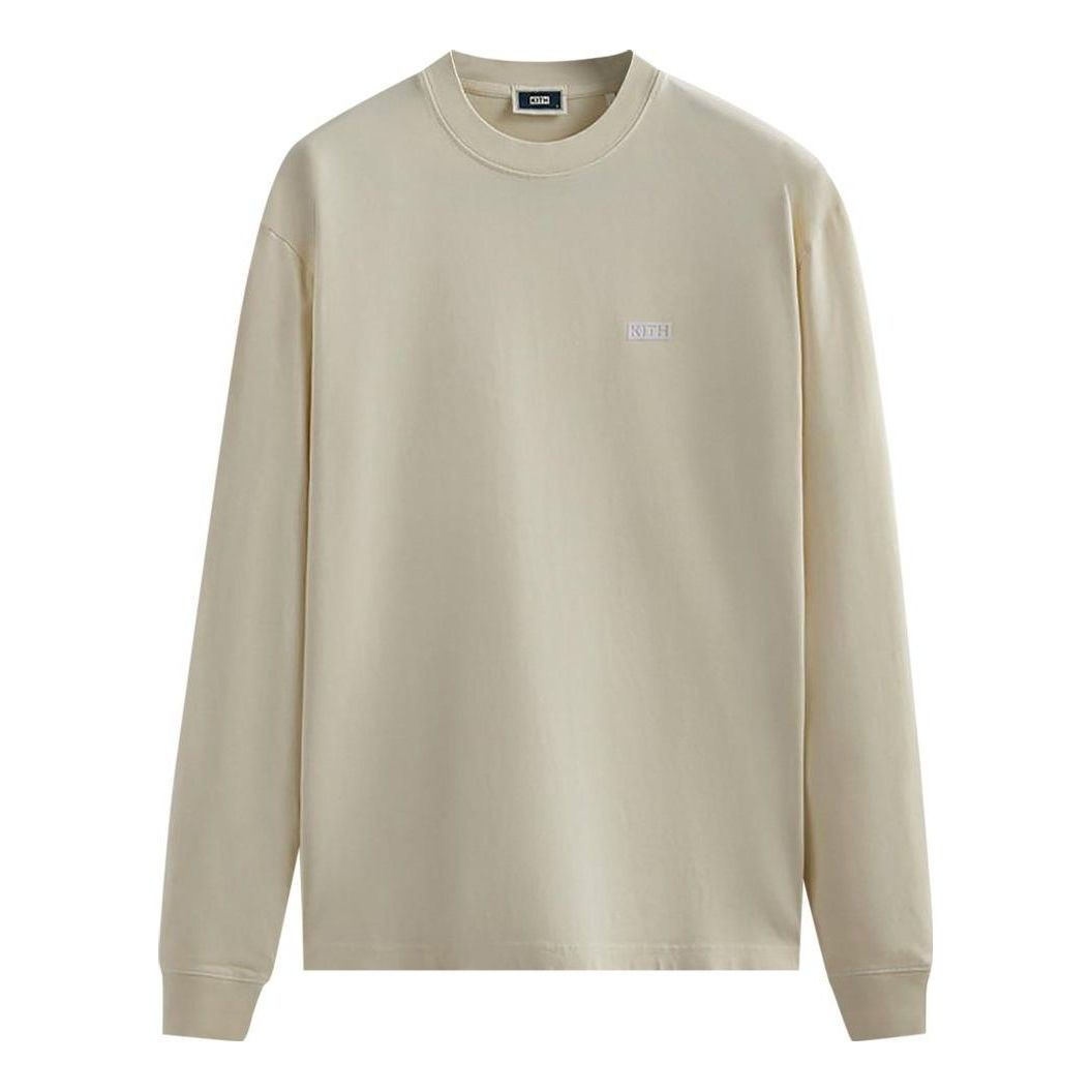 Тениска KITH KITH Long-Sleeve Tee Бежово | KHM030632-104, 0