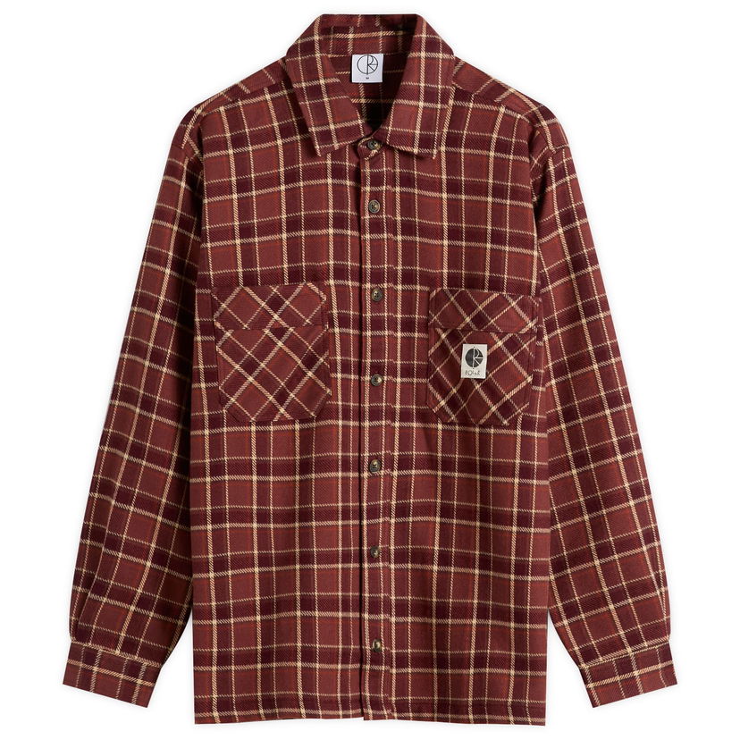 Риза Polar Skate Co. Mike Flannel Shirt Кафяво | PSC-F25-8-OCH