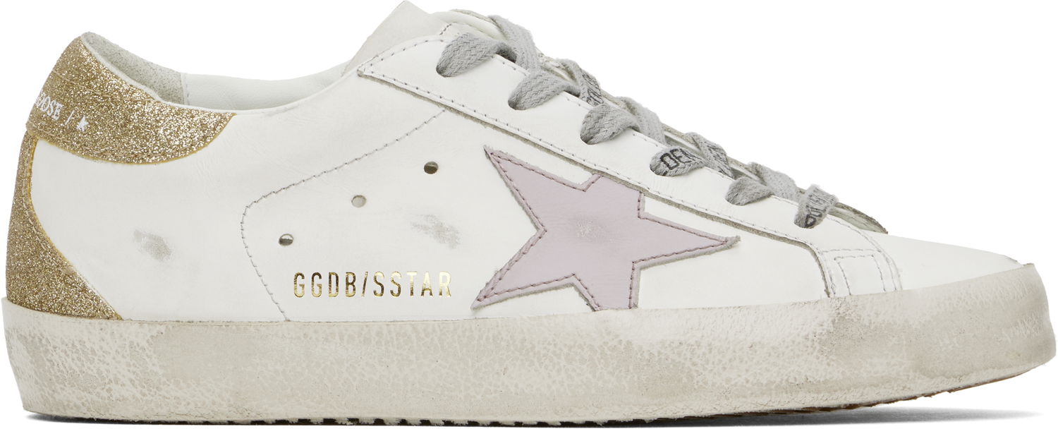Облекло Golden Goose Golden Goose Super-Star Бяло | GWF00102.F006842.12151, 0