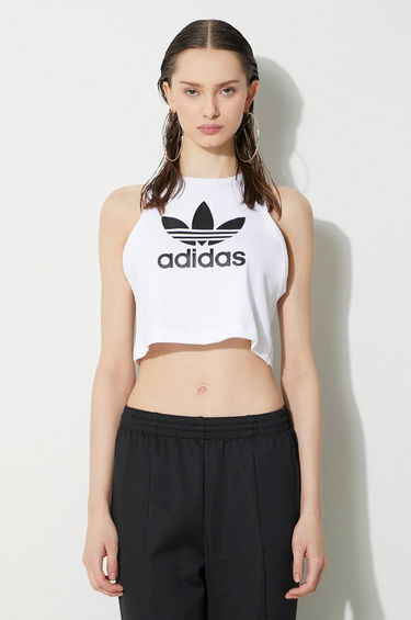 Потник adidas Originals Trefoil Tank Top Бяло | IP0679, 0