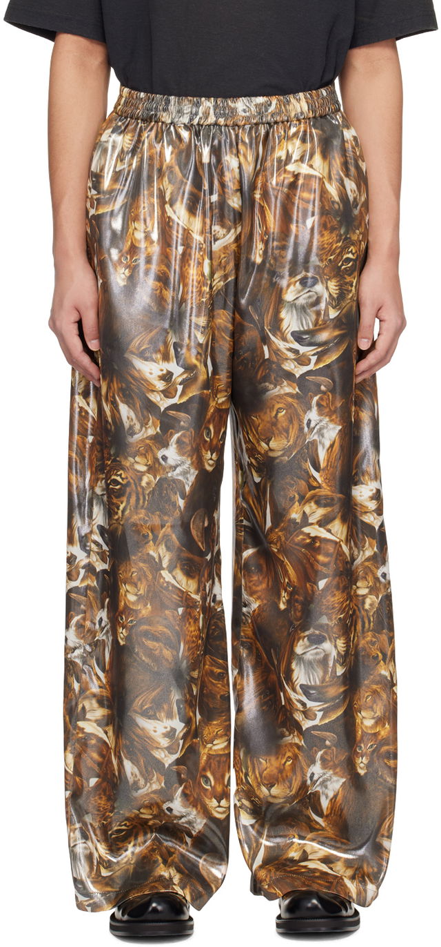 Per B. Sundberg Edition Print Silk Trousers
