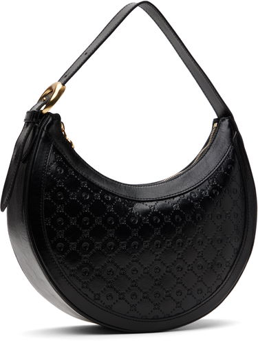Дамска чанта Marine Serre Marine Serre Moonogram Embossed Leather Eclips Bag Черно | WBA020A CLEA0051, 1
