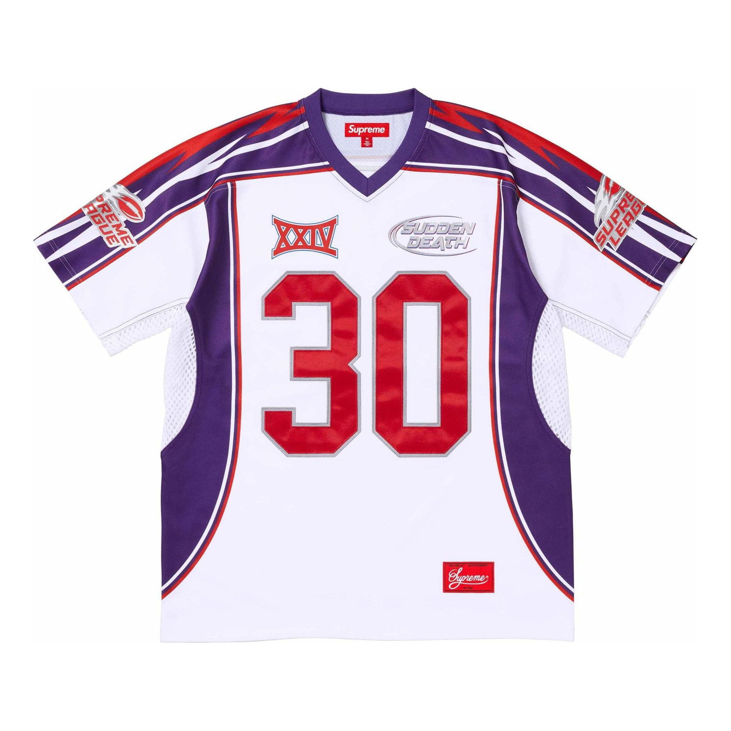 Фланелка Supreme Sudden Death Football Jersey Бяло | SUP-SS24-177, 0