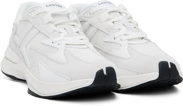 Кецове и обувки LANVIN White & Off-White JLA Mesh Sneakers Бяло | FU-SKAK02-NASU-E25, 3