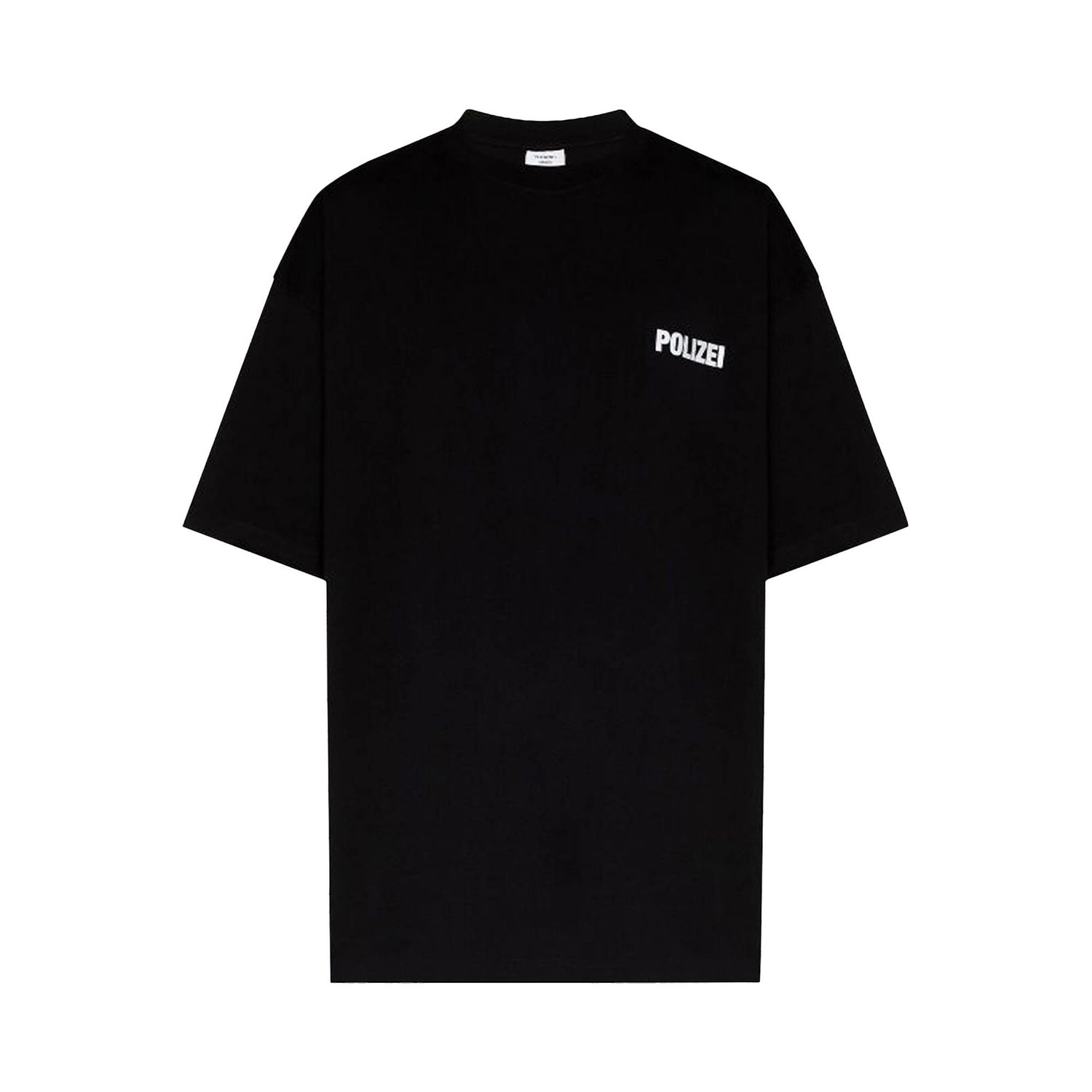 Тениска VETEMENTS Polizei T-Shirt Черно | UA53TR450B BLAC, 1