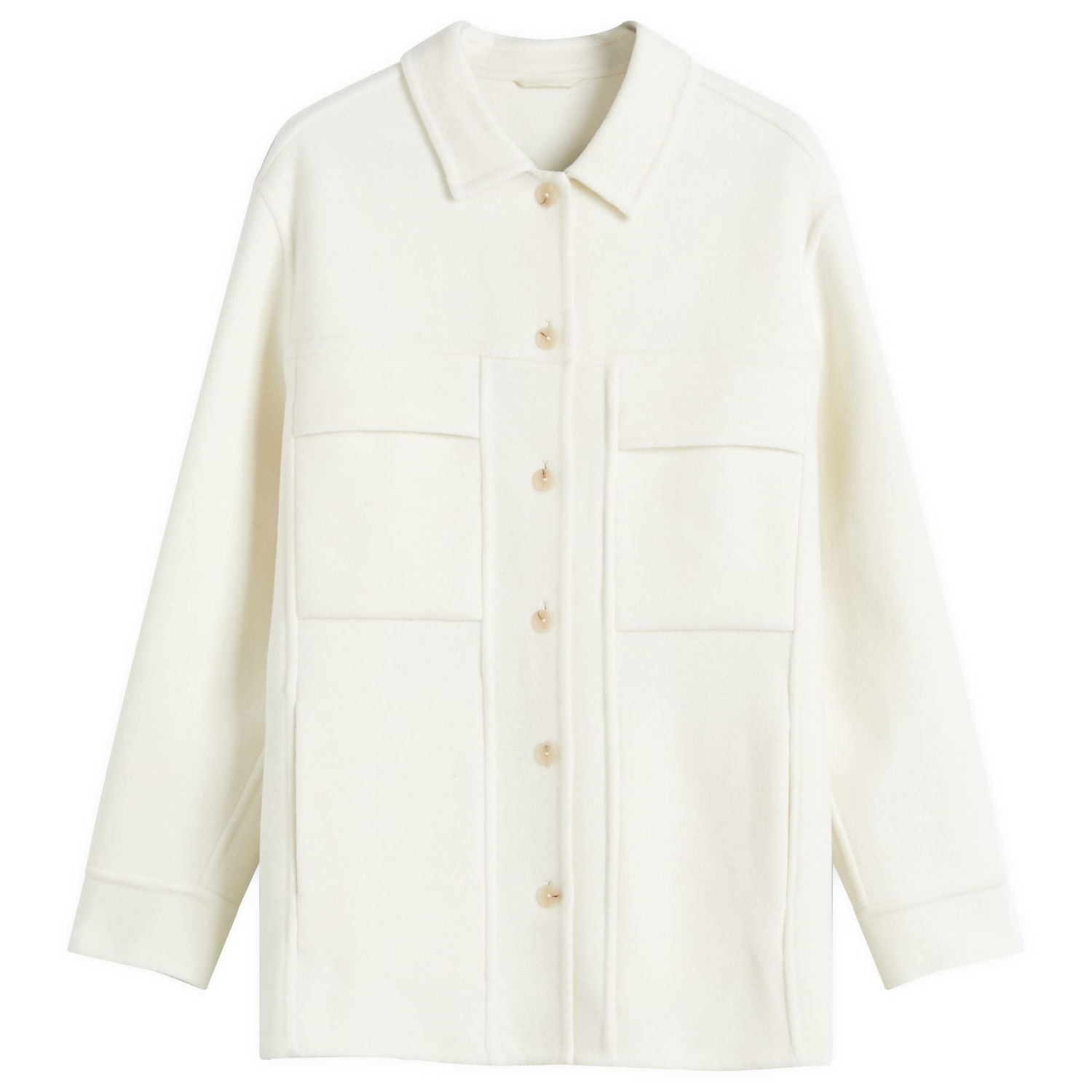 Яке CLOSED Shacket Shirt Jacket, Size X-Small Бяло | C97143-65T-22, 0