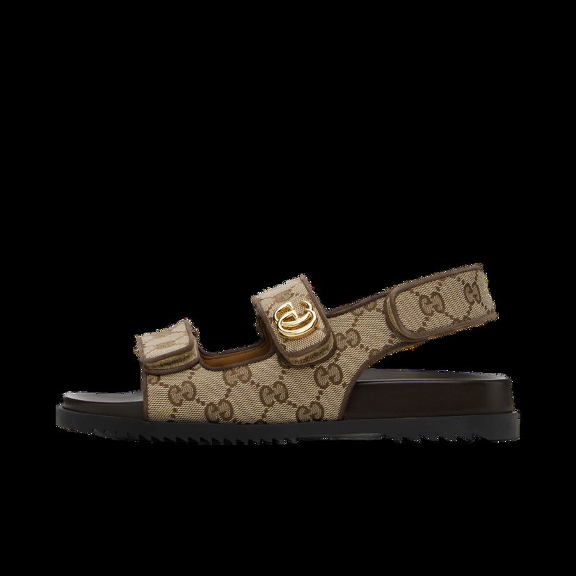 Кецове и обувки Gucci Double G Sandals "Beige" Бежово | 771575 G1730